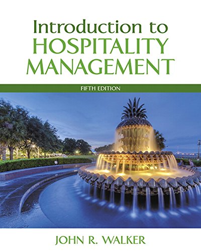 Introduction to Hospitality Management 5 Introduction to Hospitality Management 5