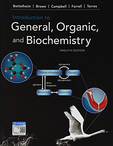 Introduction to General Organic and Biochemistry Introduction to General Organic and Biochemistry