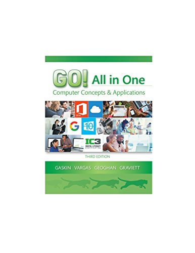 GO All in One Computer Concepts and Applications GO for Office 2016 Series 3th