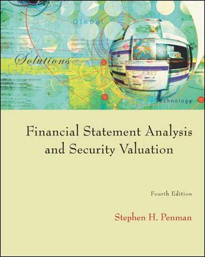 Financial Statement Analysis and Security Valuation 4ed