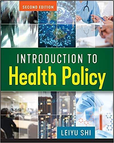 Introduction To Health Policy 2Nd Introduction To Health Policy 2Nd