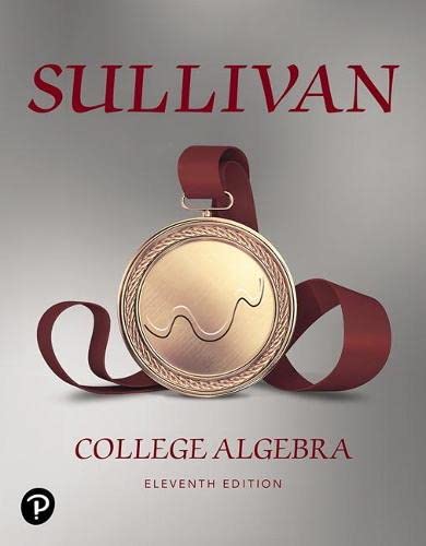 College Algebra 11th