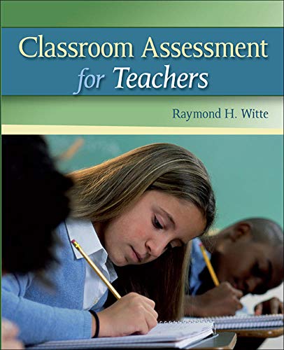 Classroom assessment for teachers 8211 1st