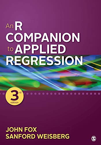 An R Companion to Applied Regression 8211 3rd