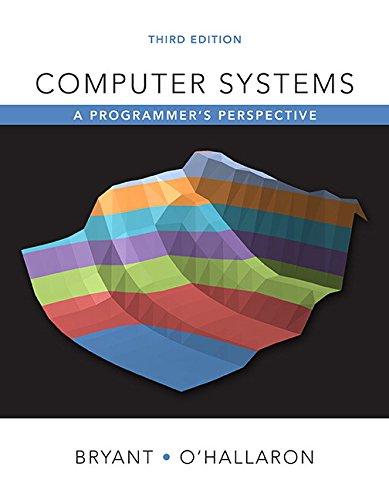 Computer Systems A Programmers Perspective 3rd