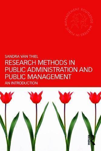 Research Methods In Public Administration And Public Management An Introduction