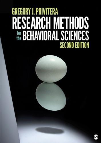 Research Methods For The Behavioral Sciences 2Nd