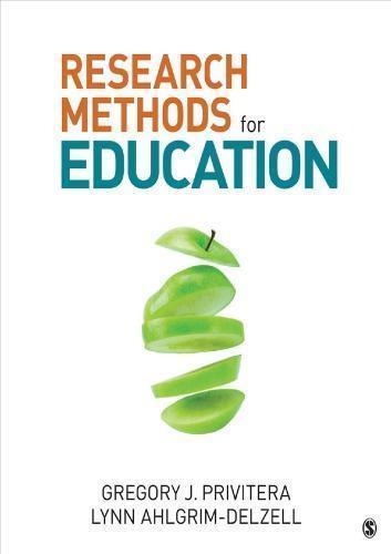 Research Methods For Education