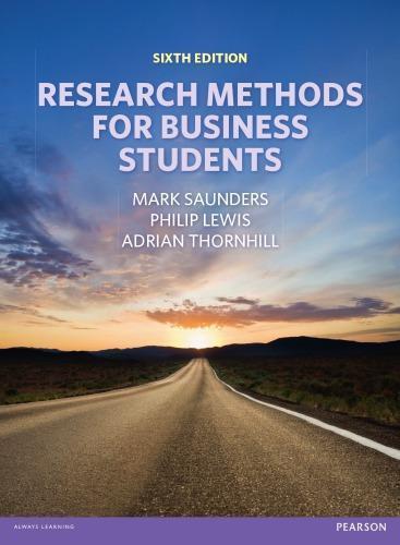 Research Methods For Business Students 6Th