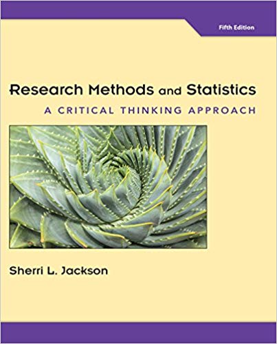 Research Methods and Statistics A Critical Thinking Approach 5th