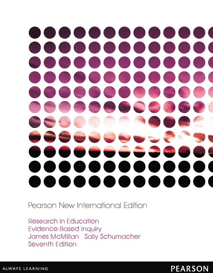 Research in Education EvidenceBased Inquiry 7th 7E James McMillan