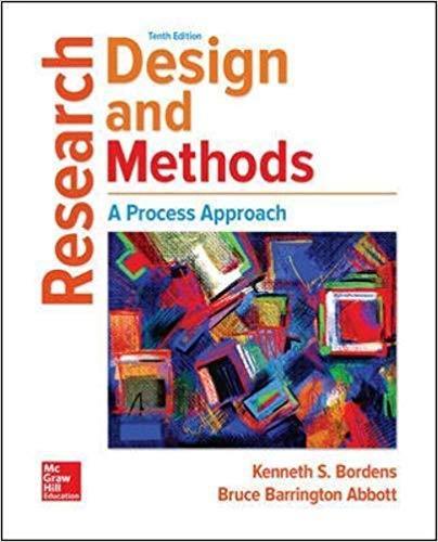 Research Design And Methods A Process Approach 10th