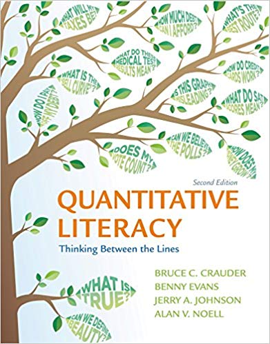 Quantitative Literacy Thinking Between the Lines Second