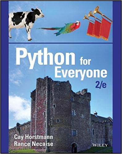 Python for Everyone 2nd by Cay S Horstmann