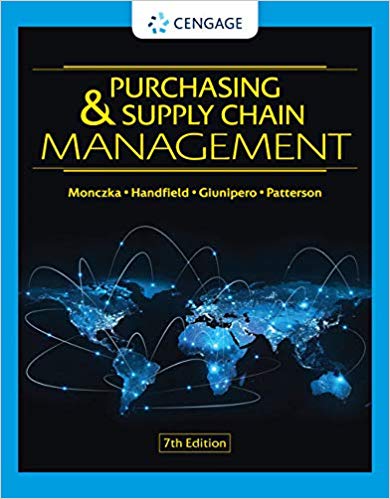 Purchasing 038 Supply Chain Management 7th