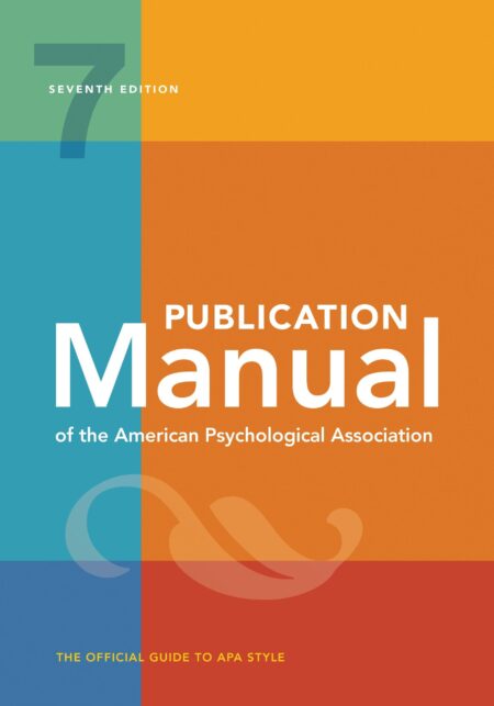 Publication Manual Of The American Psychological Association 7Th