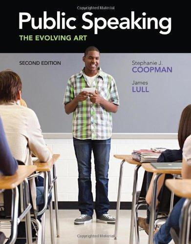 Public Speaking The Evolving Art 2nd