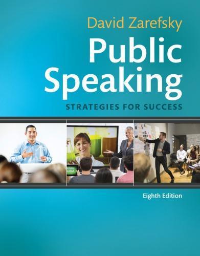 Public Speaking Strategies For Success 8Th