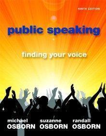 Public Speaking Finding Your Voice 9Th
