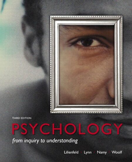Psychology From Inquiry to Understanding 3rd 3E