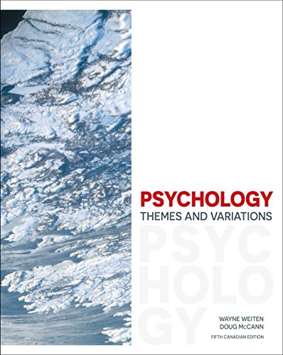 Psychology Themes and Variations 5th Canadian