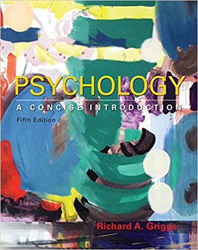 Psychology A Concise Introduction 5th