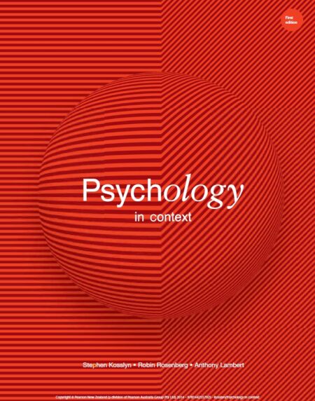 Psychology in Context 1st 1E Stephen Kosslyn Robin Rosenberg