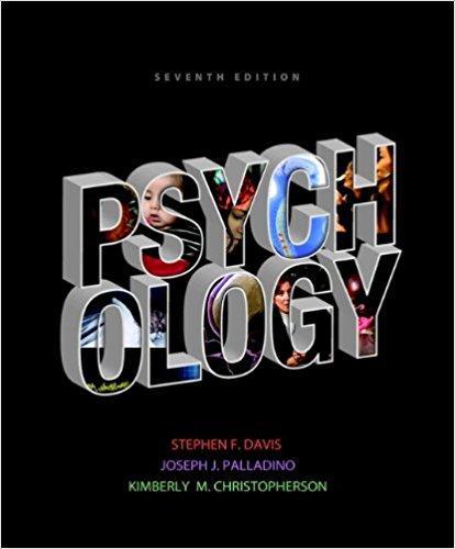 Psychology 7Th Stephen F Davis