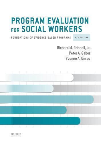 Program Evaluation For Social Workers Foundations Of Evidence Based Programs 8Th