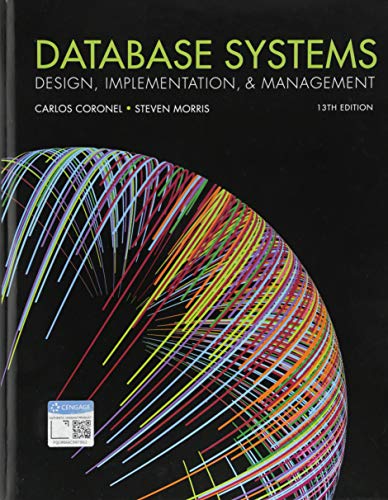 Database Systems Design Implementation ampamp Management 13th