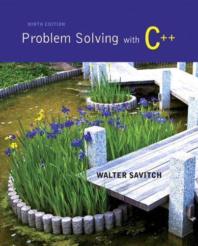Problem Solving With C 9Th Problem Solving With C 9Th