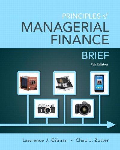 Principles Of Managerial Finance Brief 7Th