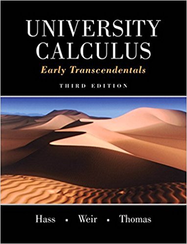 University Calculus Early Transcendentals 3rd
