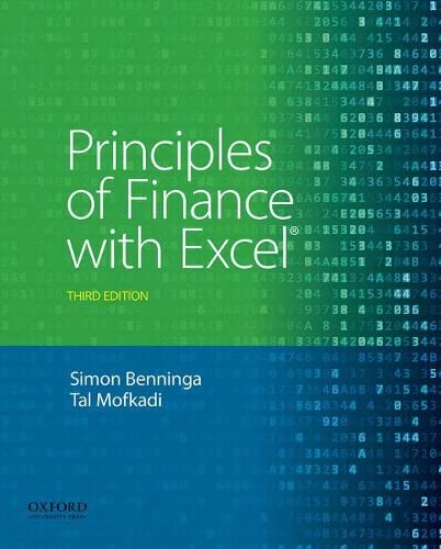 Principles of Finance with Excel 3rd