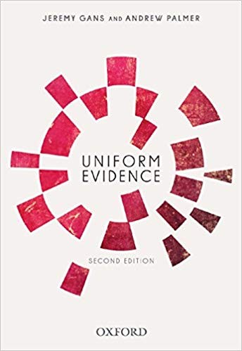 Uniform Evidence 2nd by Jeremy Gans