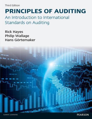 Principles Of Auditing An Introduction To International Standards On Auditing 3Rd