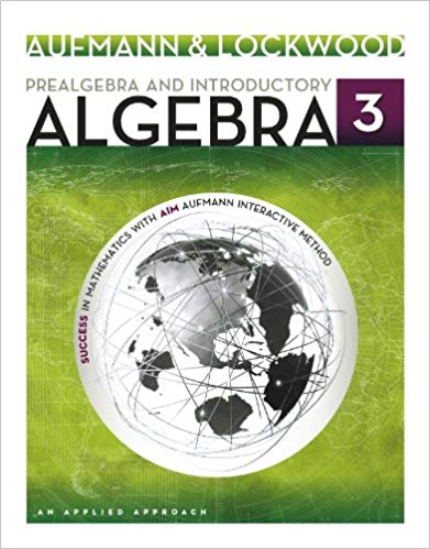 Prealgebra and Introductory Algebra An Applied Approach 3rd