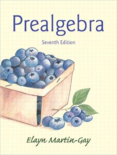 Prealgebra 7th by Elayn MartinGay