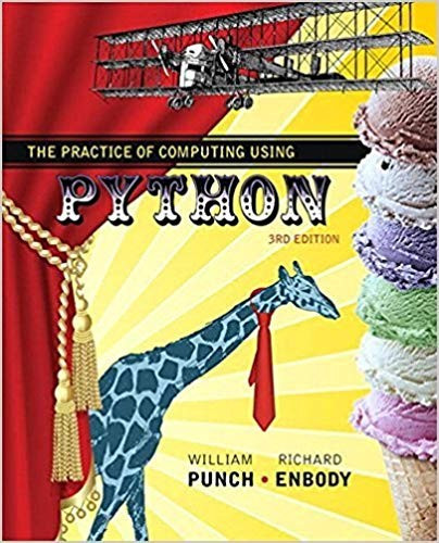 Practice of Computing Using Python The 3rd