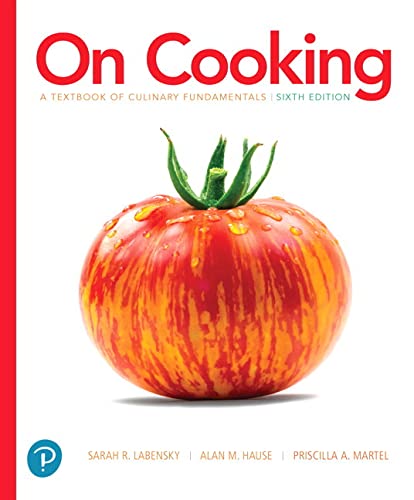 On Cooking A Textbook of Culinary Fundamentals Without Access Code Whats New in Culinary amp Hospitality 6th