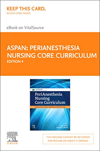 PeriAnesthesia Nursing Core Curriculum 4th