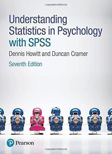 Understanding Statistics In Psychology With Spss 7Th