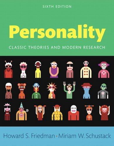 Personality Classic Theories And Modern Research 6Th