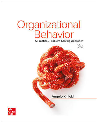Organizational Behavior A Practical ProblemSolving Approach 3rd