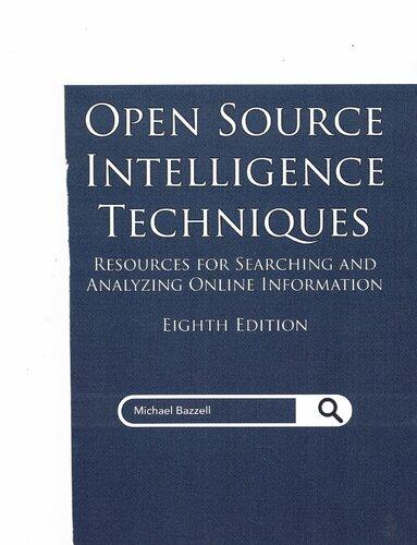 Open Source Intelligence Techniques 8Th