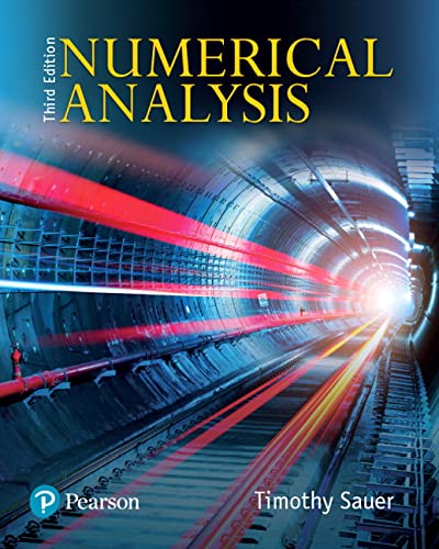 Numerical Analysis 3rd by Timothy Sauer