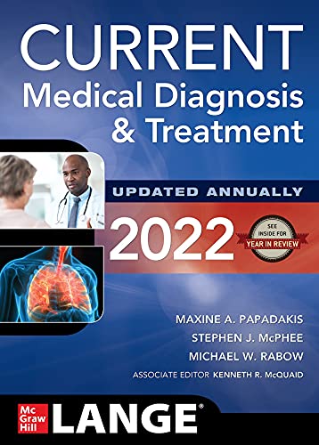 CURRENT Medical Diagnosis and Treatment 2022 61st CURRENT Medical Diagnosis and Treatment 2022 61st