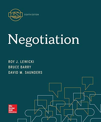 Negotiation 8th by Roy Lewicki