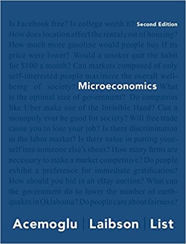 Microeconomics 2nd by Daron Acemoglu