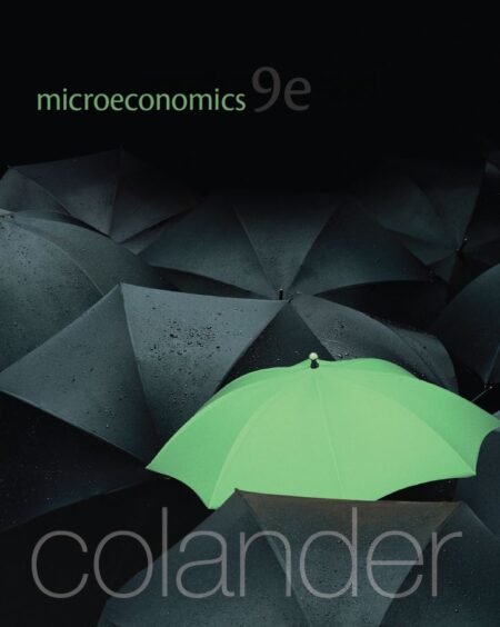 Microeconomics 9th 9E David Colander 9780077501808